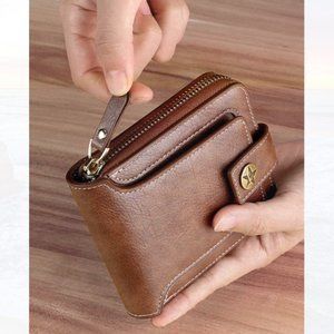 New Decor Zipper Around Small Wallet 230